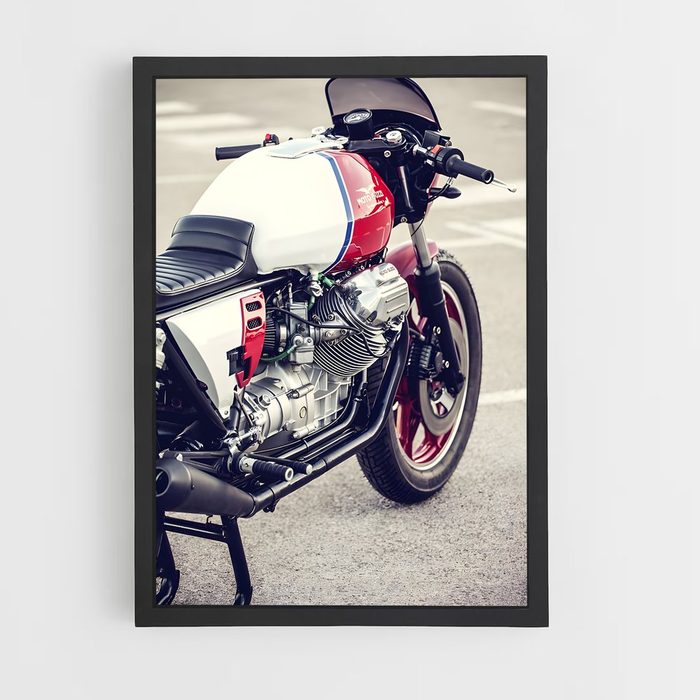 Poster Moto Guzzi en Pause (vue 2)